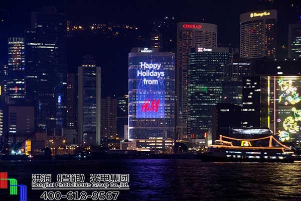 LED光電幕墻，讓您的建筑動起來！洪海LED動感天幕